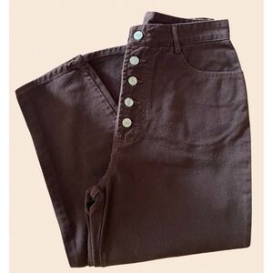 Vintage 90s BONGO High Waist Jeans, Chocolate Brown | Almost New Condition!